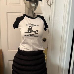 Black and White Graphic Tee